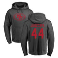 SF.49ers #44 Kyle Juszczyk Player Anthracite Pullover Hoodies Home Game Ddoa Stitched Jerseys