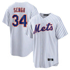 NY.Mets #34 Kodai Senga Player White Home Replica Ddoa Stitched Jerseys