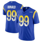 LA.Rams #99 Aaron Donald Player Royal Limited Vapor Untouchable Home Game Ddoa Stitched Jerseys