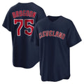 C.Guardians #75 Connor Brogdon Player Navy Game Home Ddoa Stitched Jerseys