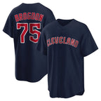 C.Guardians #75 Connor Brogdon Player Navy Game Home Ddoa Stitched Jerseys