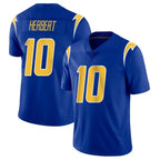 LA.Chargers #10 Justin Herbert Player Royal Limited Vapor Home Game Ddoa Stitched Jerseys