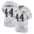 C.Browns #44 Harold Fannin Jr. Player Arctic Camo Salute to Service Limited Home Game Ddoa Stitched Jerseys