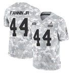 C.Browns #44 Harold Fannin Jr. Player Arctic Camo Salute to Service Limited Home Game Ddoa Stitched Jerseys
