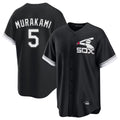 C.White Sox #5 Munetaka Murakami Player Black Spring Training Game Ddoa Stitched Jerseys
