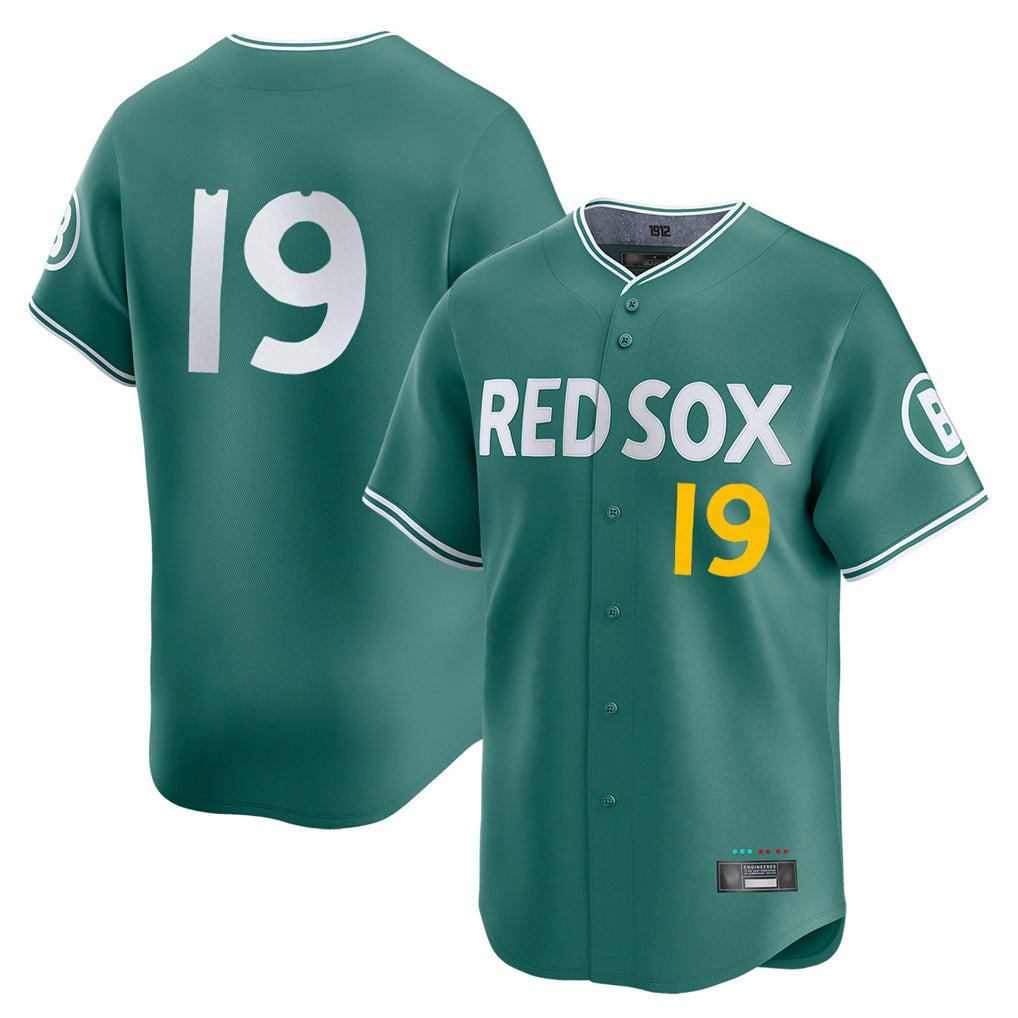 B.Red Sox #19 Roman Anthony Player Green City Connect Limited Home Game Ddoa Stitched Jerseys