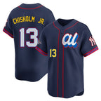 NY.Yankees #13 Jazz Chisholm Jr Player Navy All Star Limited Home Ddoa Stitched Jerseys