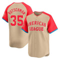 B.Orioles #35 Adley Rutschman Player Cream American League All-Star Limited Home Game Ddoa Stitched Jerseys