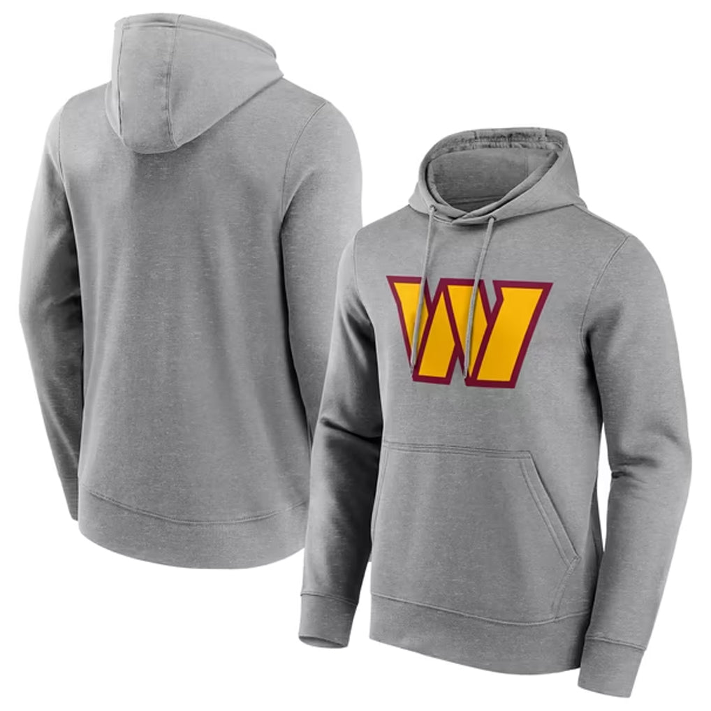 W.Commanders ## Commanders Blank Player Gray LOGO Pullover Hoodies Game Ddoa Stitched Jerseys