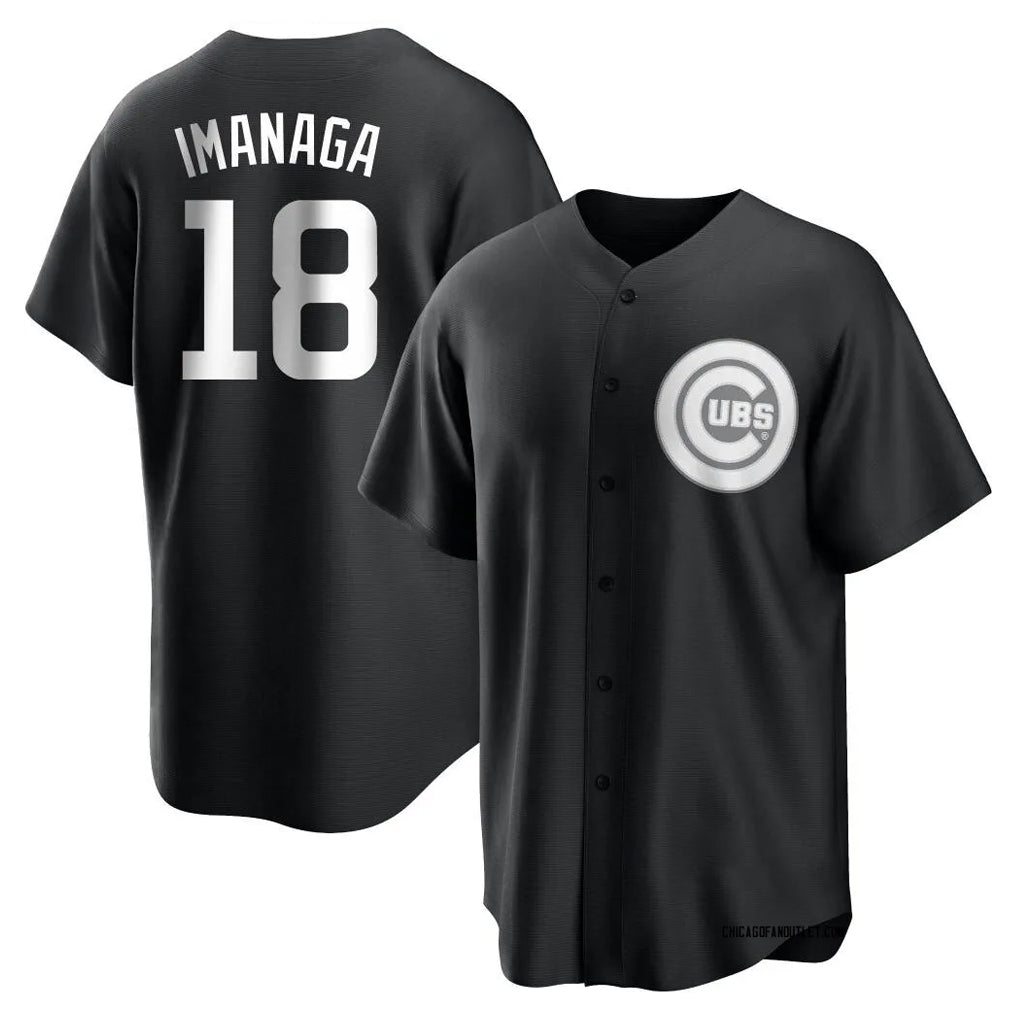 C.Cubs #18 Shota Imanaga Player Black Game Ddoa Stitched Jerseys