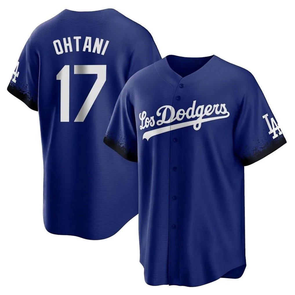 LA.Dodgers #17 Shohei Ohtani Player Royal City Connect Home Game Ddoa Stitched Jerseys