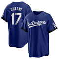 LA.Dodgers #17 Shohei Ohtani Player Royal City Connect Home Game Ddoa Stitched Jerseys