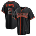 SF.Giants #2 Willy Adames Player Black Alternate Limited Ddoa Stitched Jerseys