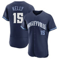 C.Cubs #15 Carson Kelly Player Navy City Connect Limited Elite Home Ddoa Stitched Jerseys