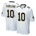 NO.Saints #10 Daniel Carlson Player White Home Game Ddoa Stitched Jerseys