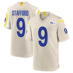 LA.Rams #9 Matthew Stafford Player Bone Home Game Ddoa Stitched Jerseys