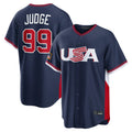 NY.Yankees #99 Aaron Judge Player Navy USA 2026 World Classic Limited Game Ddoa Stitched Jerseys