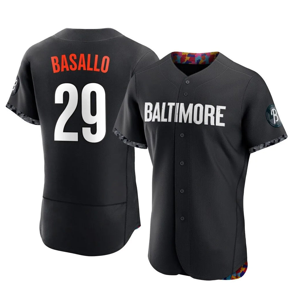 B.Orioles #29 Samuel Basallo Player Black City Connect Limited Elite Home Game Ddoa Stitched Jerseys