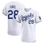 KC.Royals #28 Kyle Isbel Player White Alt Limited Elite Home Ddoa Stitched Jerseys