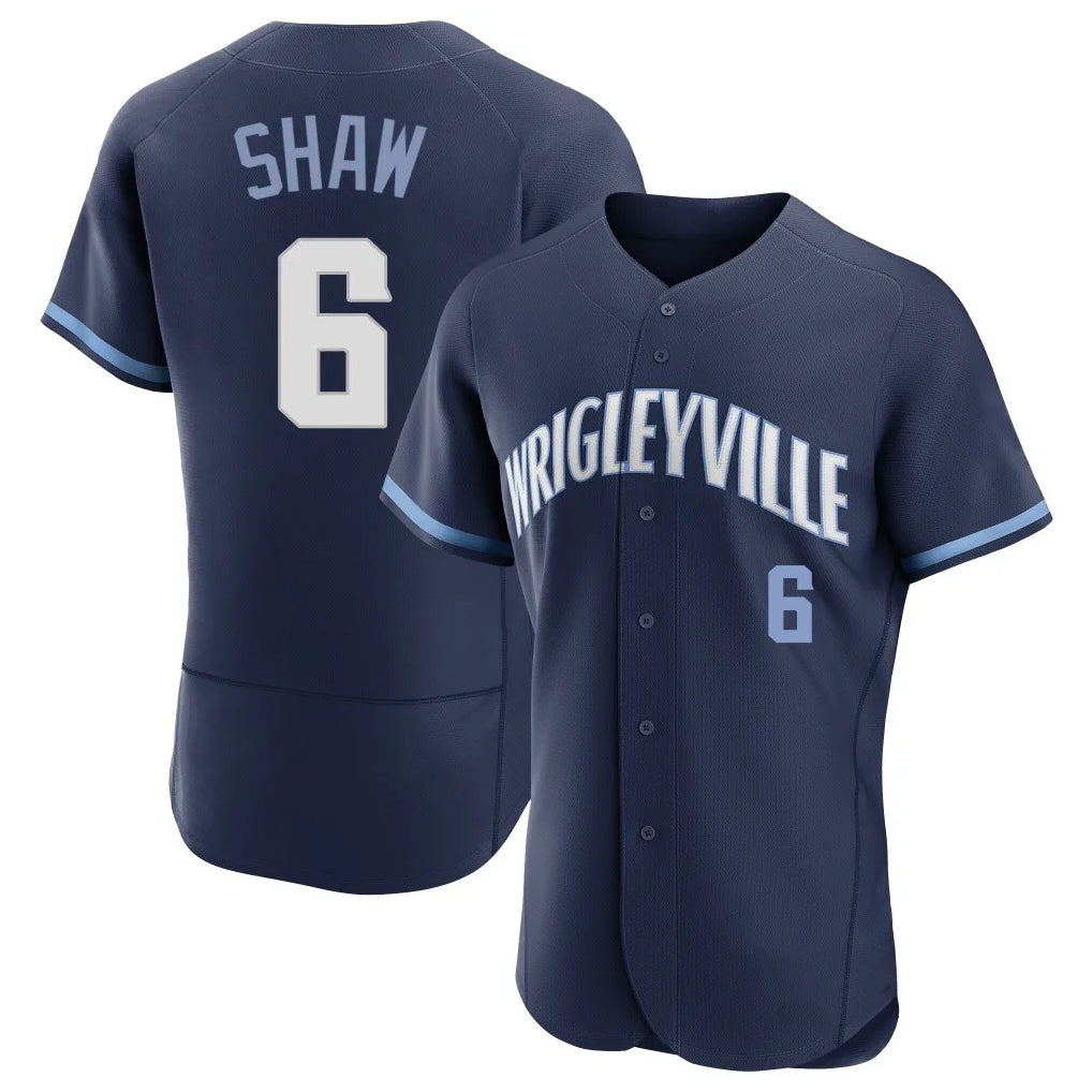 C.Cubs #6 Matt Shaw Player Navy City Connect Limited Elite Home Ddoa Stitched Jerseys