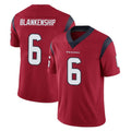 H.Texans #6 Reed Blankenship Player Red Limited Vapor Untouchable Home Game Ddoa Stitched Jerseys