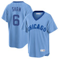 C.Cubs #6 Matt Shaw Player Blue T-shirt Cooperstown Collection Limited Ddoa Stitched Jerseys