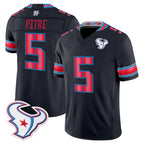 H.Texans #5 Jalen Pitre Player Navy 2026 Rivalries Vapor Limited Home Game Ddoa Stitched jerseys