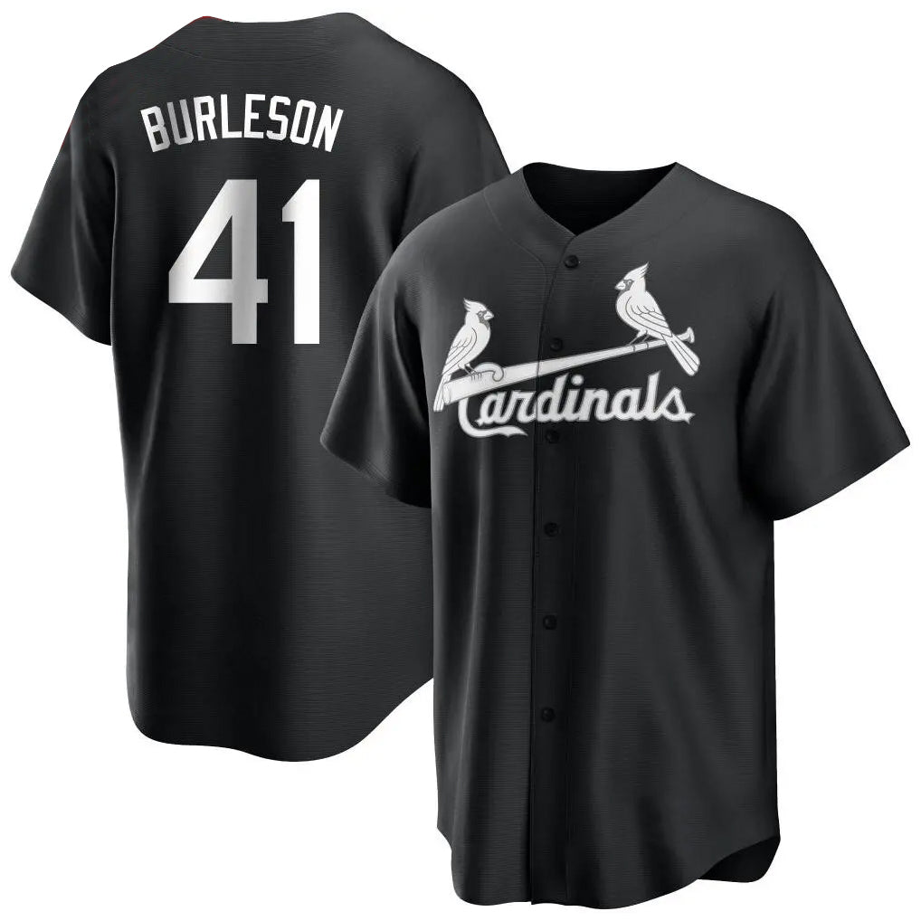 St. Louis Cardinals #41 Alec Burleson Player Black City Connect Home Limited Ddoa Stitched Jerseys