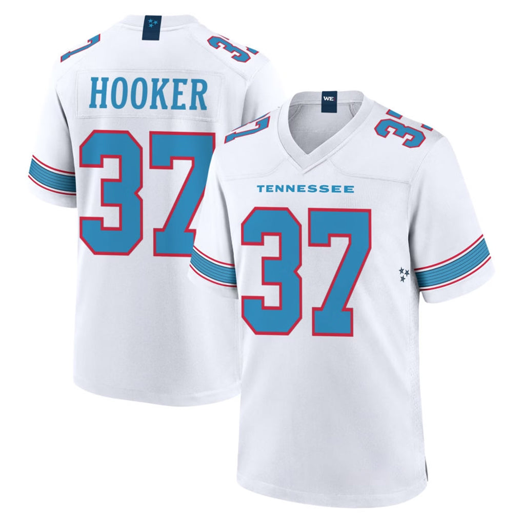 T.Titans #37 Amani Hooker Player White 2026 Game Home Ddoa Stitched Jerseys