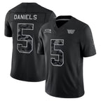 Ddoa W.Commanders #5 Jayden Daniels Player Black Limited 2026 Salute to Service Home Game Stitched Jerseys