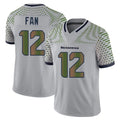 S.Seahawks #12 12th Fan Player Grey Limited 2025 Rivalries Collection Home Game Ddoa Stitched Jerseys