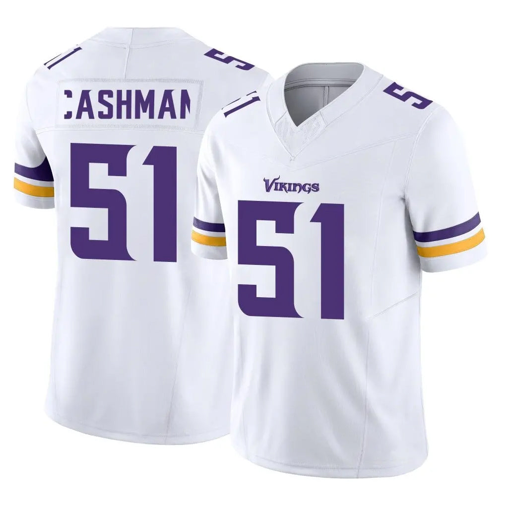 M.Vikings #51 Blake Cashman Player White Limited Vapor F.U.S.E. Home Game Ddoa Stitched Jerseys