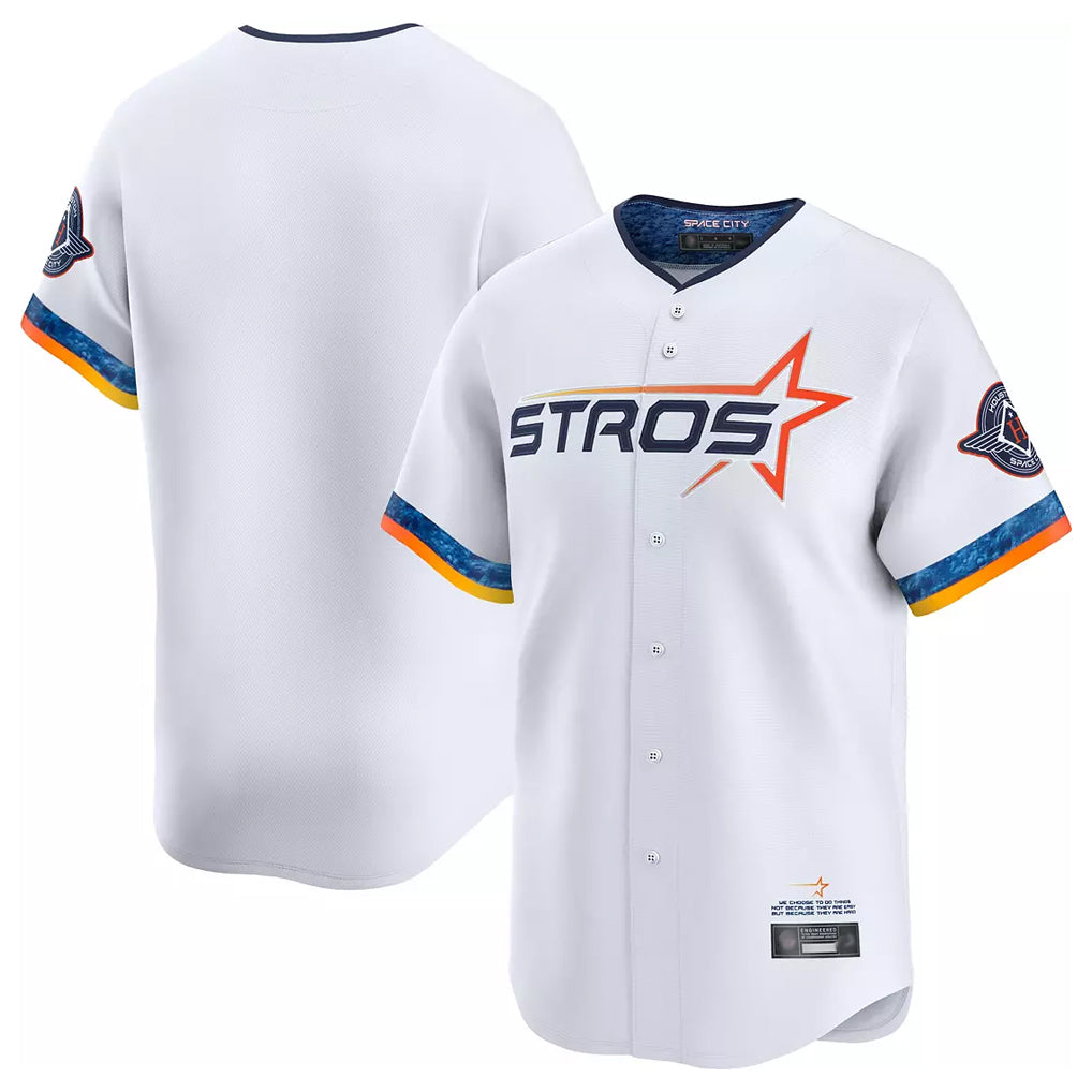 H.Astros ## Astros Blank Player White City Connect Limited Home Ddoa Stitched Jerseys
