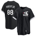 C.White Sox #88 Luis Robert Jr Player Black Spring Training Game Ddoa Stitched Jerseys