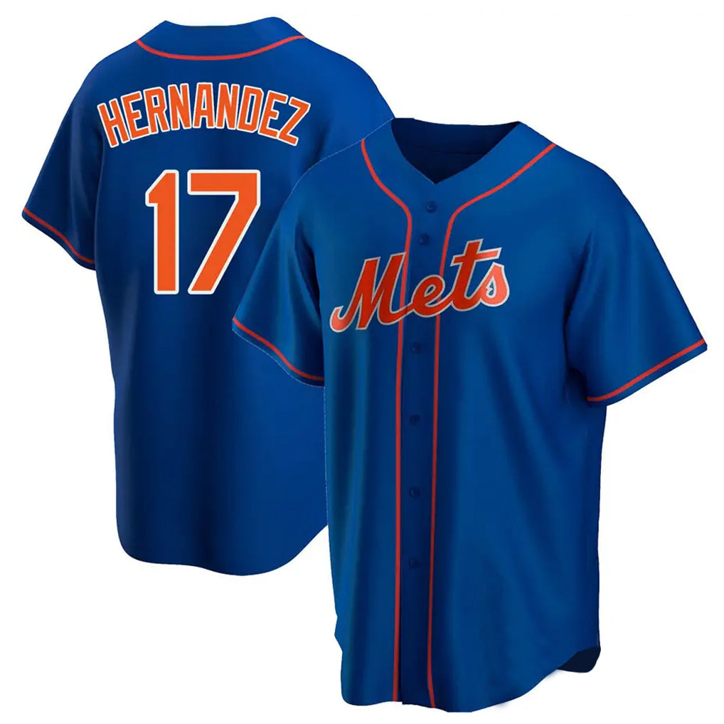 NY.Mets #17 Keith Hernandez Player Royal Home Game Ddoa Stitched Jerseys