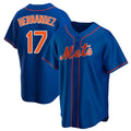 NY.Mets #17 Keith Hernandez Player Royal Home Game Ddoa Stitched Jerseys