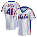 NY.Mets #41 Tom Seaver Player White Cooperstown Collection T-shirt Home Ddoa Stitched Jerseys