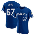 KC.Royals #67 Seth Lugo Player Royal Limited Elite Home Ddoa Stitched Jerseys