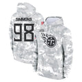 T.Titans #98 Jeffery Simmons Player Camo Arctic Salute to Service Pullover Hoodies Home Game Ddoa Stitched Jerseys