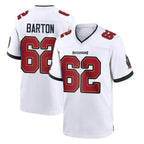 TB.Buccaneers #62 Graham Barton Player White Home Game Ddoa Stitched Jerseys