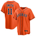 H.Astros #11 Cam Smith Player Orange Home Game Ddoa Stitched Jerseys
