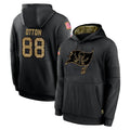 TB.Buccaneers #88 Cade Otton Player Black Salute to Service Sideline Performance Pullover Hoodies Home Game Ddoa Stitched Jerseys