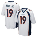 D.Broncos #19 Marvin Mims Jr. Player White Game Ddoa Stitched Jerseys