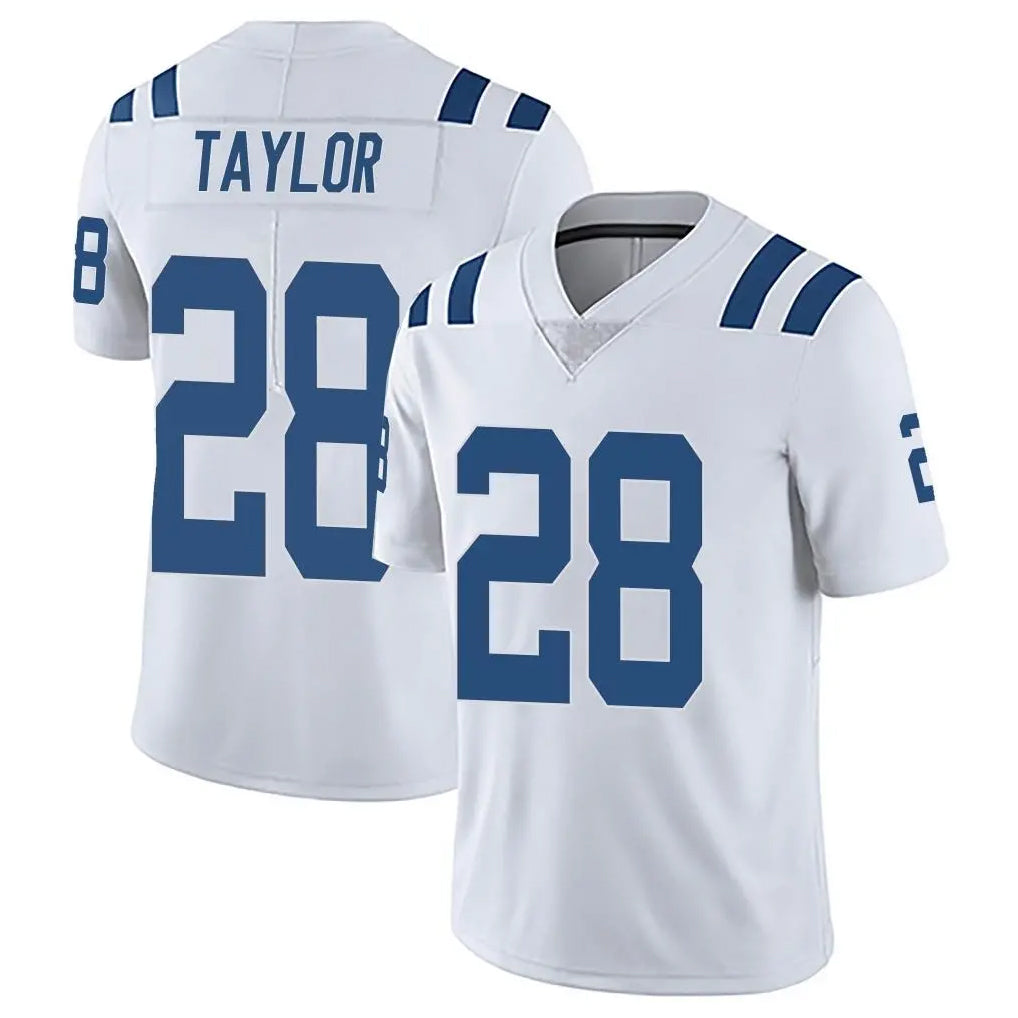 IN.Colts #28 Jonathan Taylor Player White Limited Vapor Untouchable Home Game Ddoa Stitched Jerseys