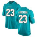 M.Dolphins #23 Zayne Anderson Player Aqua Home Game Ddoa Stitched Jerseys