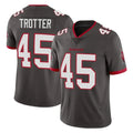 TB.Buccaneers #45 Josiah Trotte Player Pewter Limited Alternate Vapor Home Game Ddoa Stitched Jerseys
