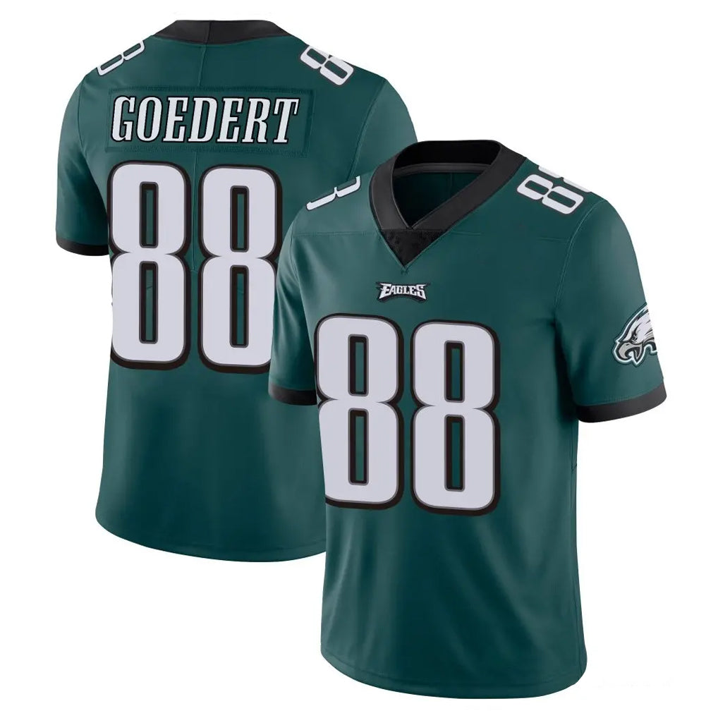 P.Eagles #88 Dallas Goedert Player Team Color Green Vapor Untouchable Home Game Ddoa Stitched Jerseys