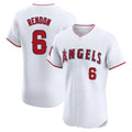 LA.Angels #6 Anthony Rendon Player White Limited Elite Ddoa Stitched Home Jerseys