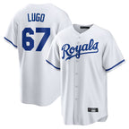 KC.Royals #67 Seth Lugo Player White Home Game Ddoa Stitched Jerseys