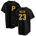 P.Pirates #23 Mitch Keller Player Black Home Game Ddoa Stitched Jerseys